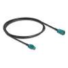 Koaksiaalikaapeli DELOCK 90679 — HSD Z - HSD Z, 1 m, musta/sininen