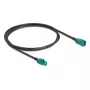 Koaksiaalikaapeli DELOCK 90679 — HSD Z - HSD Z, 1 m, musta/sininen