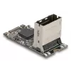 DELOCK sisäinen M.2 Mini-SAS-sovitinkortti 64260, M.2-isäntä, Mini-SAS-lähtö, JMicron JMB585, musta, LED