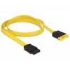 SATA-kaapeli DeLOCK 0,7 m 2x SATA III SATA 7-napainen musta keltainen