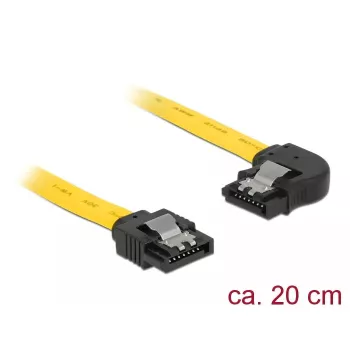 SATA-kaapeli DeLOCK 83958 0,2 m SATA 7-napainen musta keltainen