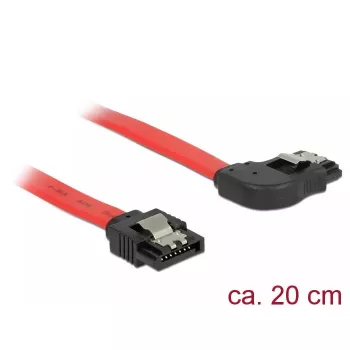 SATA-kaapeli DeLOCK 83967 0,2 m SATA 7-napainen musta punainen