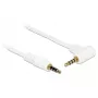 Audiokaapeli DeLOCK 84736 0,5 m 3,5 mm valkoinen