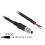 Virtakaapeli DeLOCK 89907 musta 0,95 m