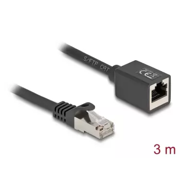 Verkkokaapeli DeLOCK 90317 RJ-45 Cat6a 3 m musta