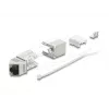 Delock 90937 Keystone-moduuli RJ45 - LSA Cat.6A, 45 asteen kulma, suojattu, 90 asteen kaapelinvienti, työkaluton