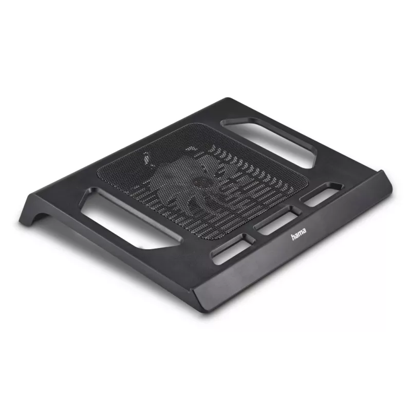 Hama 00126809 Black kannettavan jäähdytysalusta, hiljainen, enintään 15,6" (40 cm), musta