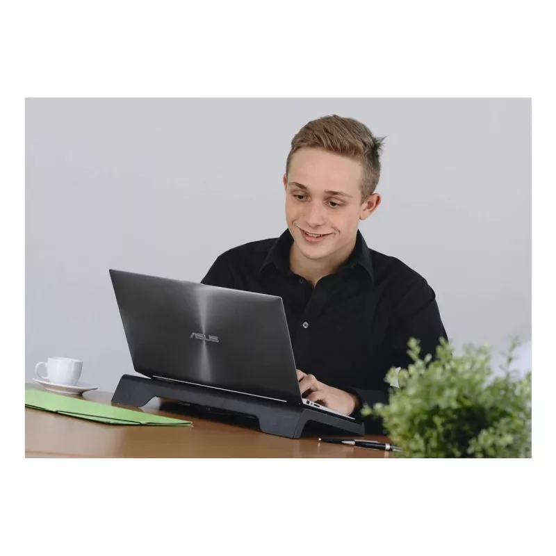 Hama 00126809 Black kannettavan jäähdytysalusta, hiljainen, enintään 15,6" (40 cm), musta