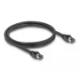 DeLOCK RJ45 verkkokaapeli Cat.8.1 S/FTP 1 m jopa 40 Gbit/s musta