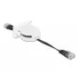 Verkonvetokaapeli DeLOCK Easy 45 -moduuli RJ45 Cat.5e musta