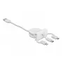 DeLOCK Easy 45 -moduuli USB 2.0 3-in-1 sisäänvedettävä kaapeli 0,5 m