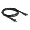 DeLOCK USB4 40 Gbit/s koaksiaalikaapeli 1,2 m USB PD 3.1 240 W