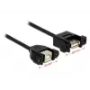 USB-kaapeli DeLOCK 1 m USB 2.0-A/USB 2.0-B musta