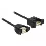 USB-kaapeli DeLOCK 1 m USB 2.0-A/USB 2.0-B musta