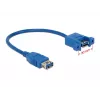 USB-kaapeli DeLOCK 0,25 m 2x USB 3.0-A