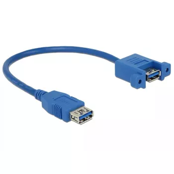 USB-kaapeli DeLOCK 0,25 m 2x USB 3.0-A