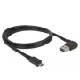 USB-kaapeli DeLOCK 85165 USB 2.0 1 m USB A Micro-USB B musta