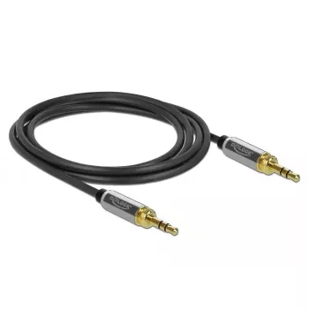 Audiokaapeli 3,5 mm DeLOCK 85786 2 m musta harmaa