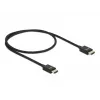 HDMI-kaapeli DeLOCK koaksiaali High Speed 48 Gbit/s 8K 60 Hz 0,5 m