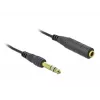 Audiokaapeli DeLOCK 85938 2 m 6,35 mm musta