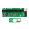 DeLOCK 41428 M.2 Key B+M - PCIe x16 Riser-kortti 30 cm USB-kaapelilla