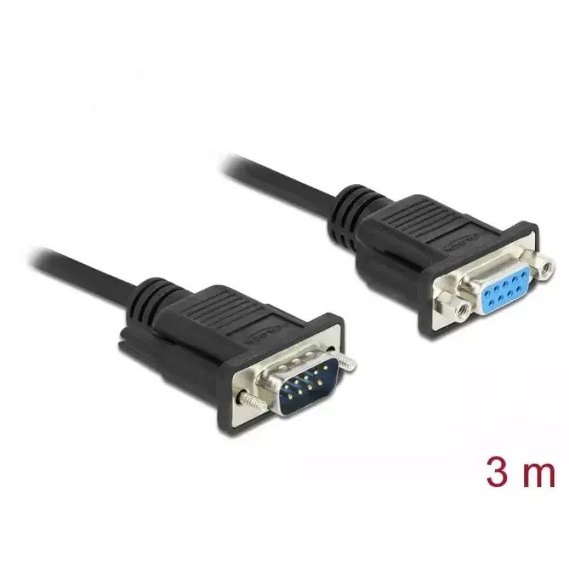 Sarjakaapeli DeLOCK 86617 musta 3 m