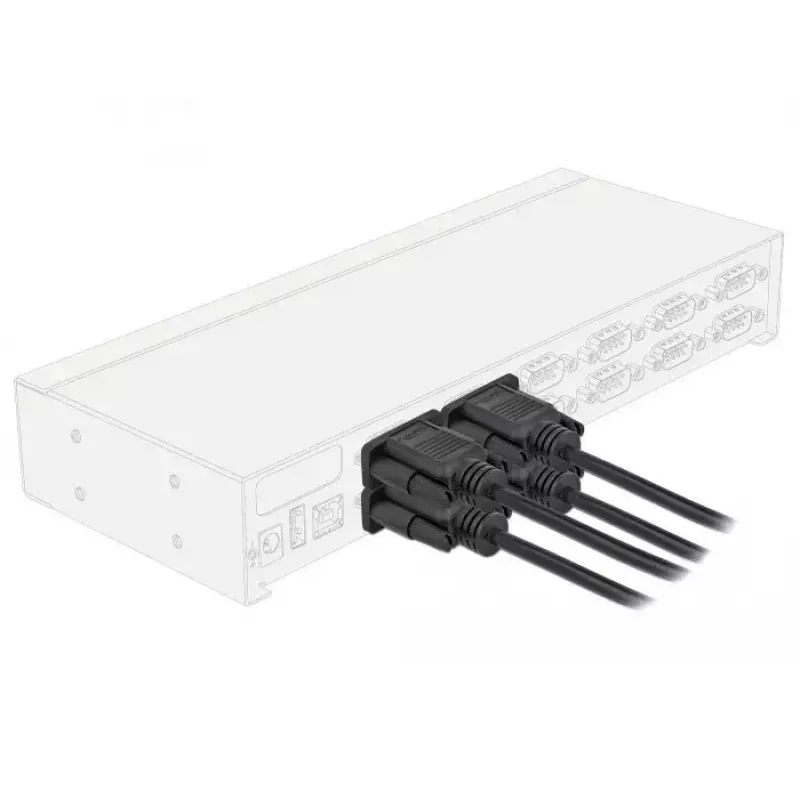 Sarjakaapeli DeLOCK 87785 musta 2 m DB-9