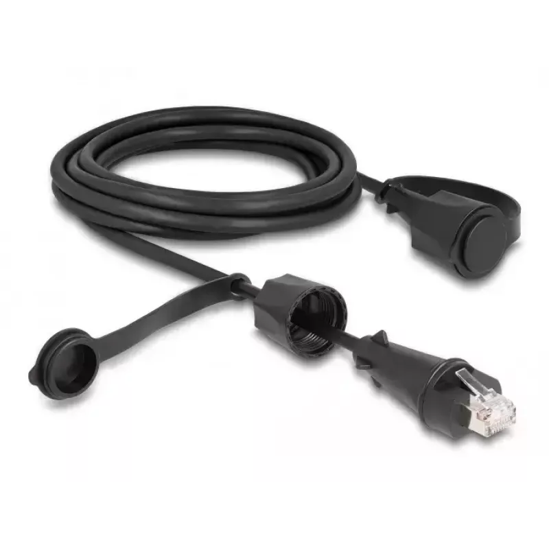 DeLOCK verkkokaapeli RJ45-uros - RJ45-uros Cat.6 STP 3 m IP68 vedenpitävä