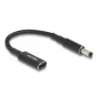 DeLOCK adapterikaapeli USB Type-C naaras - 5,5 x 2,1 mm uros 15 cm