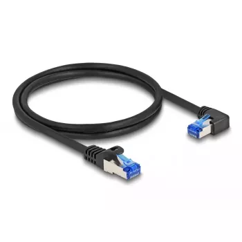 DeLOCK verkkokaapeli RJ45 Cat.6A S/FTP 1 m musta