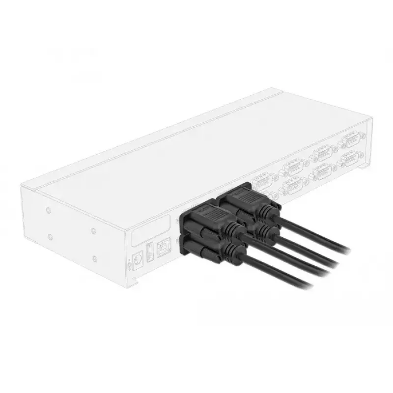 Sarjakaapeli DeLOCK 87784 musta 5 m DB-9