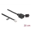 DeLOCK kaapeli RJ12-uros - RJ12-naaras 20 cm musta