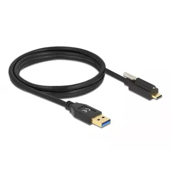 USB-kaapeli DeLOCK 84028 1,5 m USB 3.2 Gen 1 USB A USB C musta