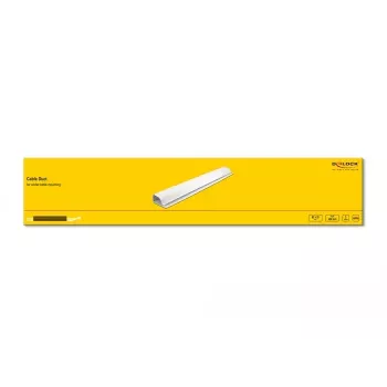 Kaapelikanava DeLOCK 20885 pöydän alle 63 x 28 mm valkoinen 2 kpl