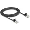 DeLOCK 81165 RJ-45 Cat6a 2 m musta