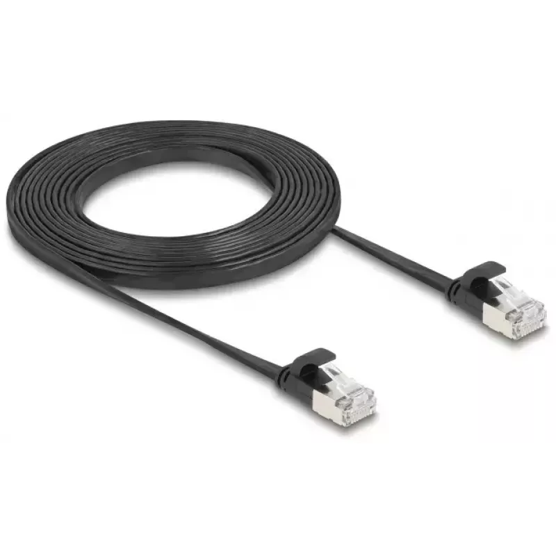 Verkkokaapeli DeLOCK 81166 RJ-45 Cat6a 3 m musta