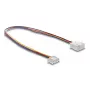 DeLOCK 90868 tuulettimen jatkokaapeli PWM 4-napainen JST, uros - naaras, liittimen pituus 7 mm, 30 cm