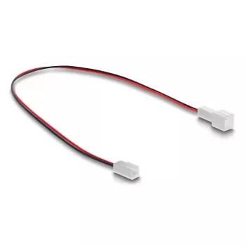 Kaapelin jatko tietokoneen jäähdytysjärjestelmään DELOCK 90869 — PVC, 1,3 mm halkaisija, musta/punainen/valkoinen