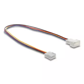 Kaapelin jatko DELOCK 90871 tietokoneen jäähdytysjärjestelmiin, PVC, 1,3 mm halkaisija, monivärinen