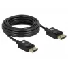DisplayPort-kaapeli DeLOCK 85299 0,5 m musta