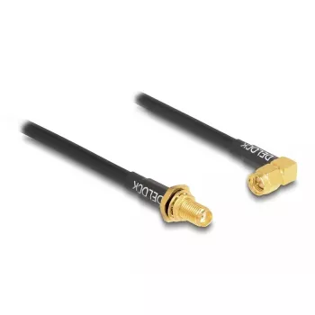 Koaksiaalikaapeli DeLOCK 12110 0,3 m SMA musta