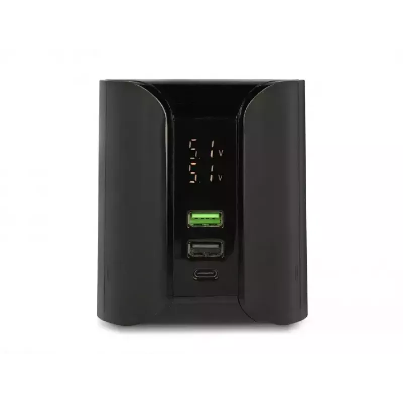 DeLOCK USB- ja langaton laturi 1 × USB Type-C PD + 2 × USB Type-A 58 W