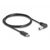 DeLOCK 85398 virtakaapeli musta 1,5 m USB C 5,5 x 2,1 mm