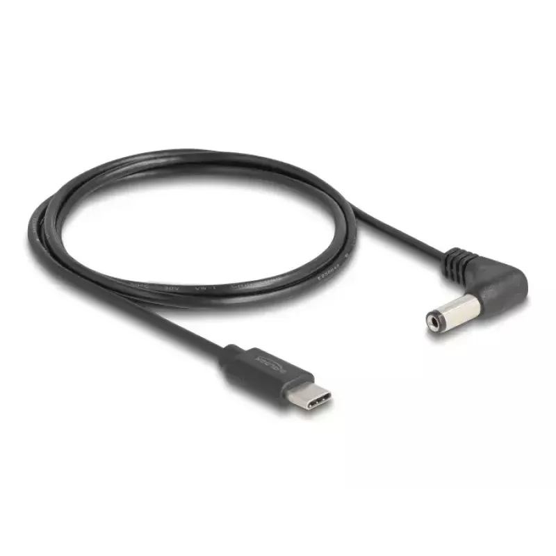 DeLOCK 85398 virtakaapeli musta 1,5 m USB C 5,5 x 2,1 mm