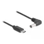 DeLOCK 85398 virtakaapeli musta 1,5 m USB C 5,5 x 2,1 mm