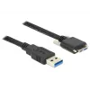 USB-kaapeli DeLOCK 2 m USB 3.0 USB 3.2 Gen 1 Micro-USB B musta
