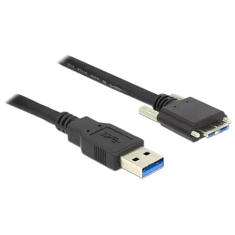 USB-kaapeli DeLOCK 2 m USB 3.0 USB 3.2 Gen 1 Micro-USB B musta