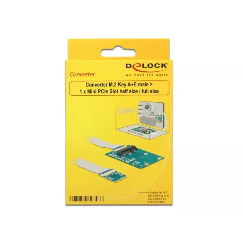 Liitäntäkortti DeLOCK 62848 sisäinen M.2 Mini PCI Express