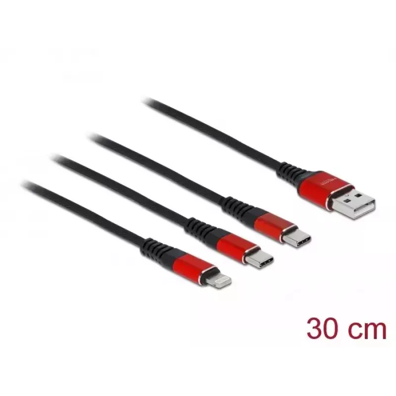 USB-latauskaapeli 3-in-1 DeLOCK 86708