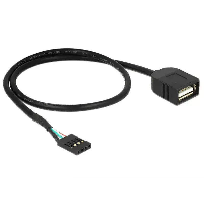 USB-kaapeli DeLOCK 83825 USB 2.0 0,4 m musta